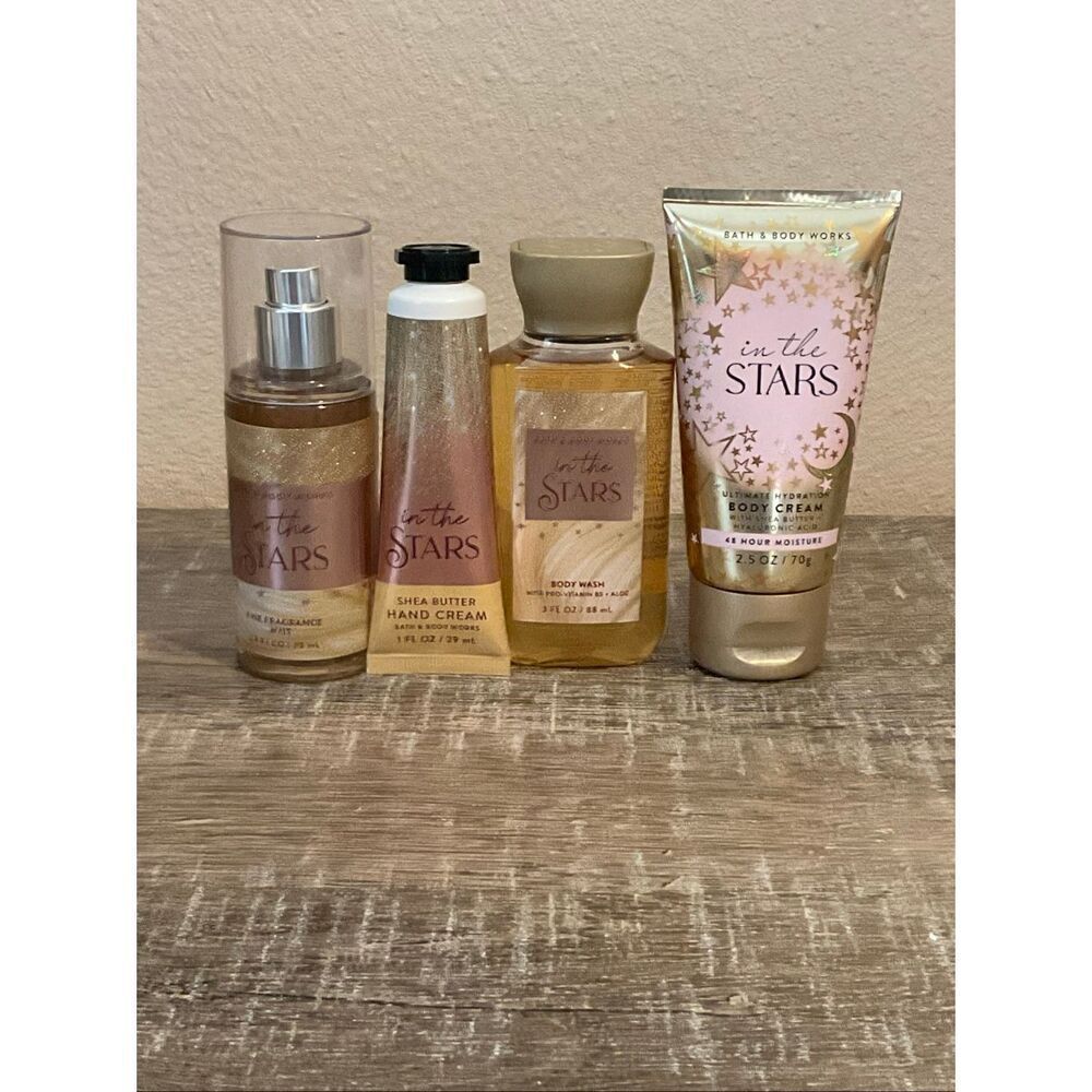 Bath and Body Works IN THE STARS 4 pc Travel Sizes